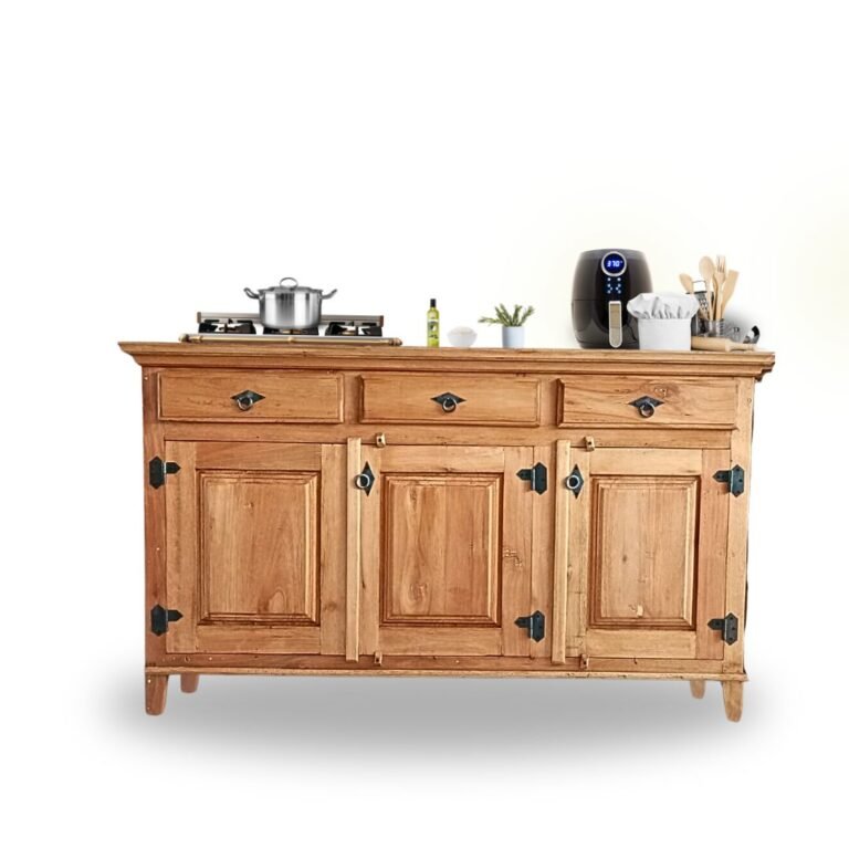Buffet de Madeira 1,50m com 3 Portas
