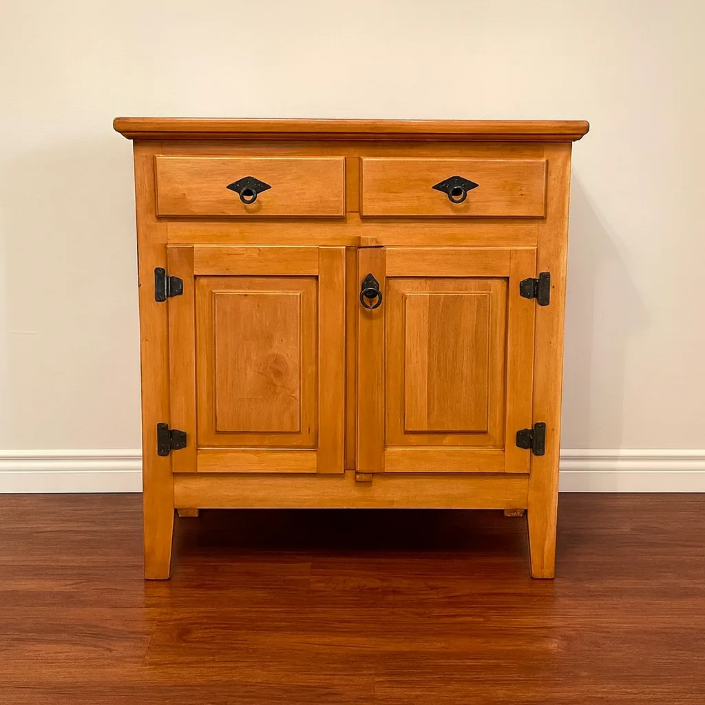 Buffet de Madeira 80cm com 2 Portas