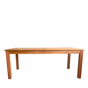 Mesa Miami 200cm de Madeira Maciça – Rústica, Elegante e Espaçosa