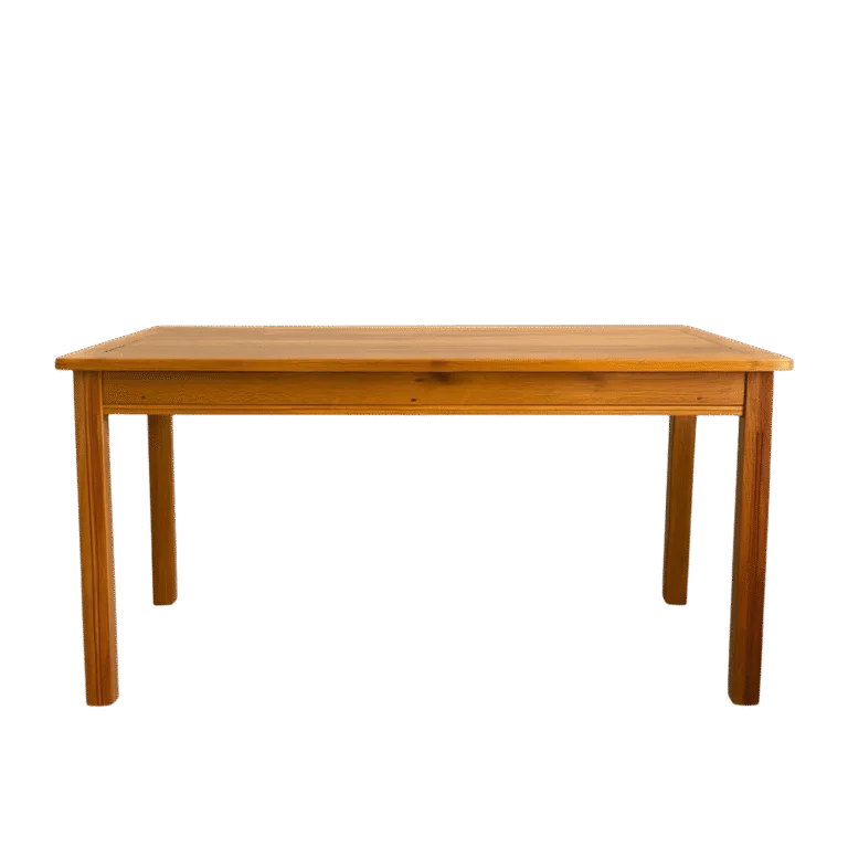 Mesa de Madeira Maciça Mineira Verniz 120cm