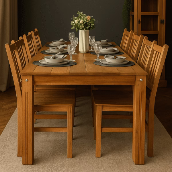 Mesa de Madeira Maciça 280cm Miami