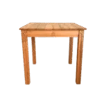 Mesa de Madeira Maciça Miami 80cm | Arte Velha