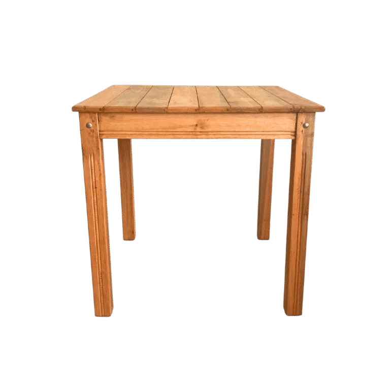 Mesa de Madeira Maciça Miami 80cm | Arte Velha